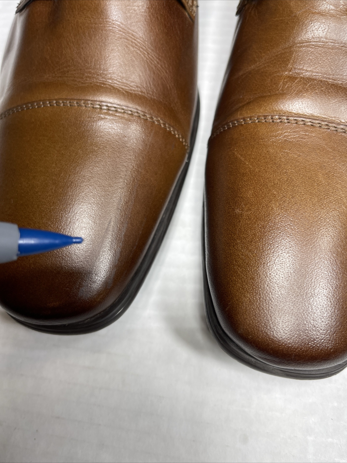 SAOLA Scarpe eleganti stringate da uomo in pelle Gordon Rush taglia 10 5 cognac antiscivolo