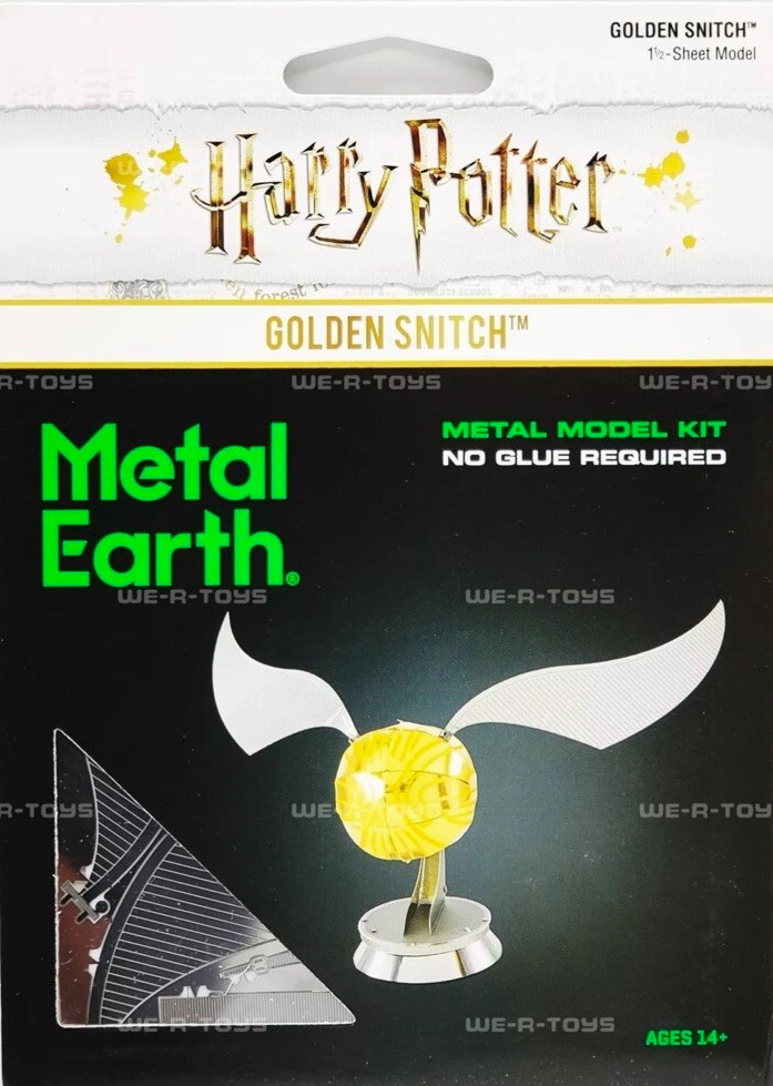 Fascinations Metal Earth Harry Potter Golden Snitch ~ 3D Ste