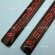 2pcs 3d Emblem Nameplate For 2011-2020 Ecoboost Fender Badge Black Red Decal 2pcs 3d Emblem Nameplate For 2011-2020 Ecoboost Fender Badge Black Red Decal
