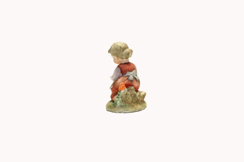 Alpine Children F-456 Girl feeding dog Figurine Vintage Decor - Picture 4 of 9
