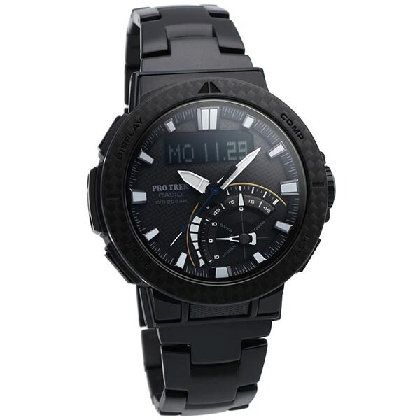 CASIO PRO TREK PRW-73XT-1JF Angler Line Radio Solar Black Men's