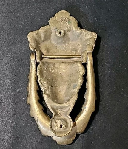 Vintage Solid Brass Bacchus Dionysus Greek God Of Wine? Face Door Knocker - Picture 8 of 12