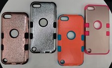 For iPod Touch 5th 6th 7th Gen Hard  Soft Rubber Hybrid Armor Impact Case Cover