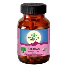Organic India TRIPHALA, 60 Veg Capsules, Digestion Colon Cleanse