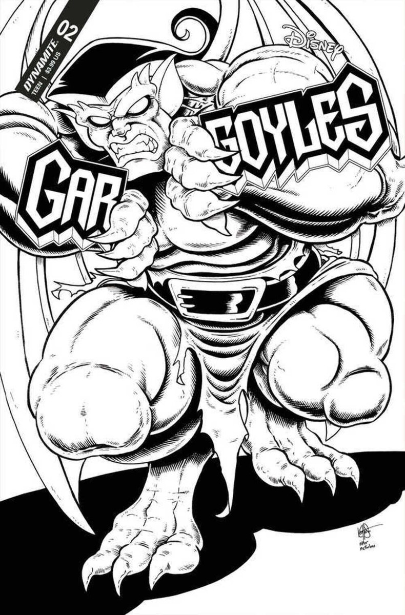 Gargoyles #2 Cover V 7 Copy Foc Variant Edition Haeser Line Art | eBay