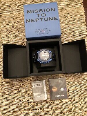 Omega X Swatch Moonswatch Mission To Neptune NEW | eBay Omega X Swatch Moonswatch Mission To Neptune NEW | eBay