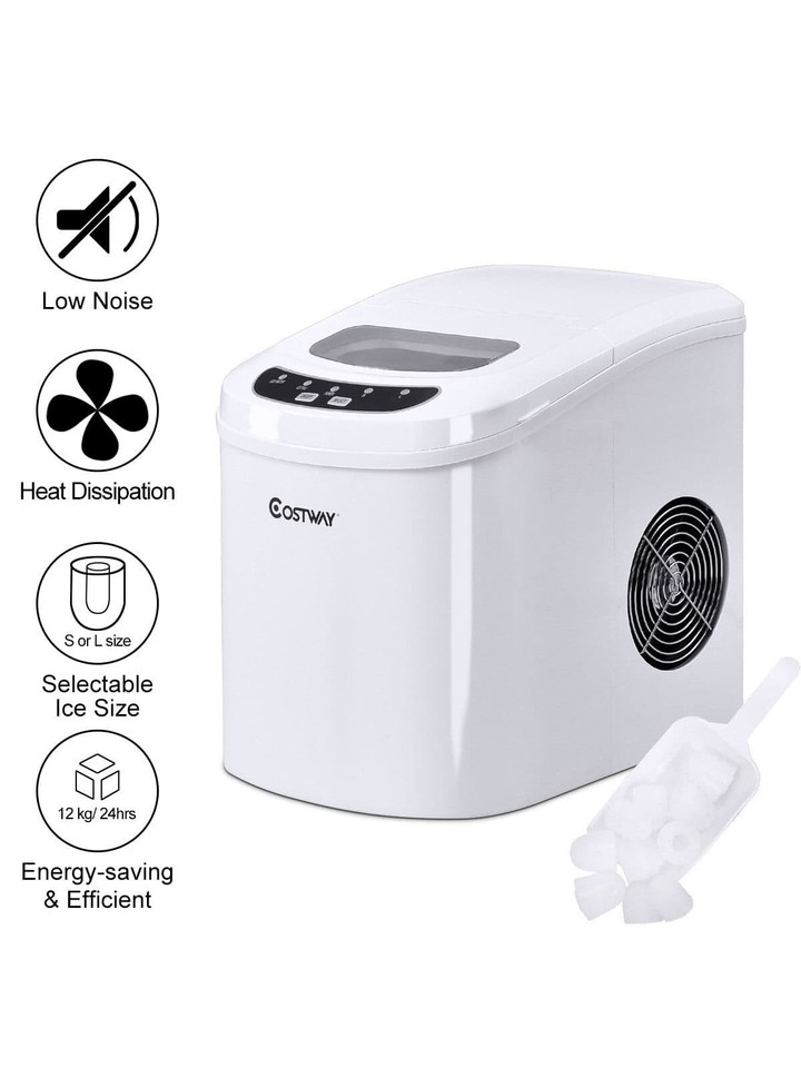 Stakol Portable Compact Electric Ice Maker Machine Mini Cube 26lb/Day