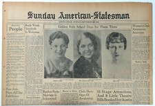 1934 Charles LINDBERGH CASE Kidnap Ransom Jimmy Allred Election Case Austin TX