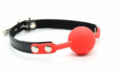 Ball Gag Silicone Adult Mouth Gag with Adjustable Neck Straps Adult Sex Toy US - Picture 8 of 16