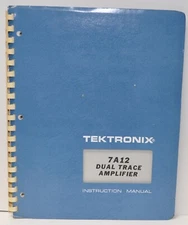 Tektronix 7A12 Dual Trace Amplifier Instruction Manual
