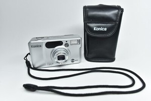 Konica Z Up 60e 35mm Film Point and Shoot Camera Silver - Tested & Working