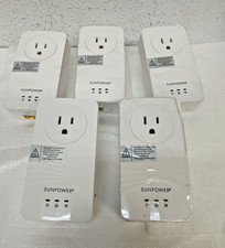 Lot of 5 ZyXEL SunPower PLA5215 Powerline Adapter Ethernet Networking Extender