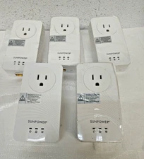 Lot of 5  ZyXEL SunPower PLA5215 Powerline Adapter Ethernet Networking Extender