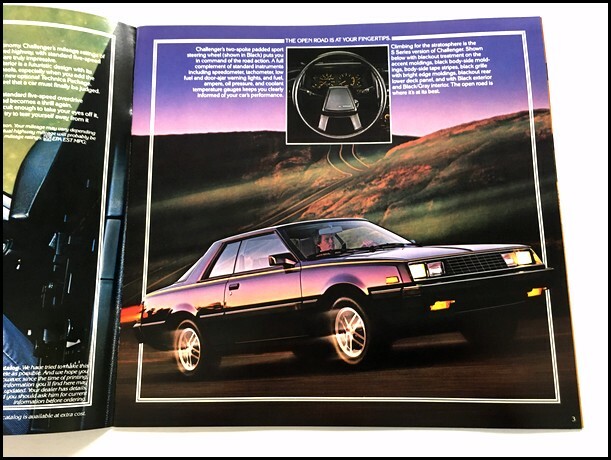 1983 Dodge Challenger Mitsubishi 14-page Original Car Sales