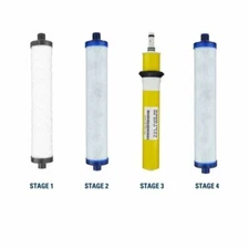 Hydrotech 4VTFC50G or 4VTFC50G-PB Filter Kit with RO Membrane