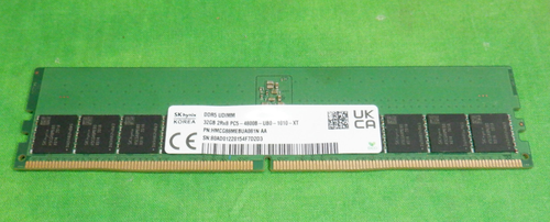 Mémoire serveur HP SK Hynix 32 Go 2Rx8 PC5-4800B ECC REG HMCG88MEBUA081N @ Q