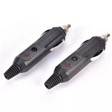2PCS 12V Universal Male Car Cigarette Lighter Socket Plug 15A Fuseuxb * ~