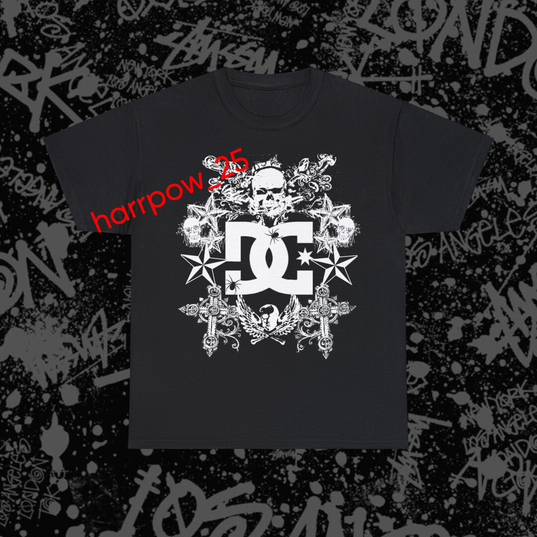 Men's DC shoes t shirt grunge y2k affliction scene emo Men's DC shoes t shirt grunge y2k affliction scene emo