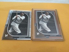 2021 Baseball Babe Ruth Lot Of 2 Topps Museum Collection Base & Copper #21 Yanks