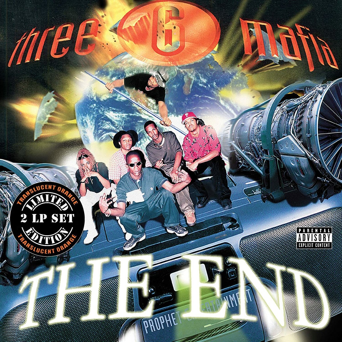 Three 6 Mafia - The End (Translucent Orange Double Vinyl) DJ Paul