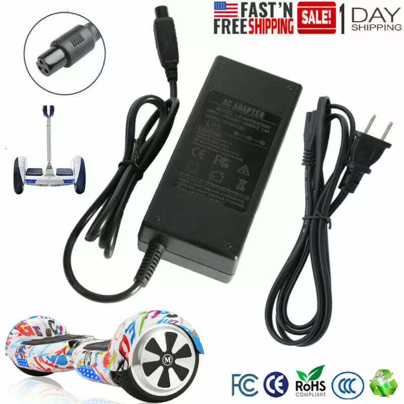 42V 2A AC Electric-Scooter Hoverboard Charger Adapter For Balance Car Power  Cord