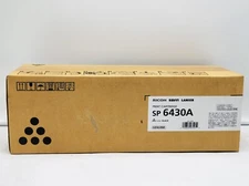Ricoh Savin Lanier Genuine SP 6430A Black Toner Print Cartridge 407507 (M915-17)