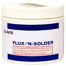 Eastwood Flux N Solder Paste Tin Cream Welding 1 lb Jar Steel Surfaces Brush On