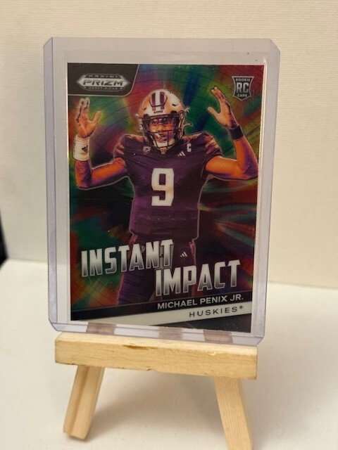 2024 Panini Prizm Draft Picks Instant Impact Michael Penix Jr Rookie Card II-MPJ