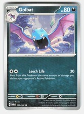 Pokemon TCG Golbat Paradox Rift 111/182 Common NM