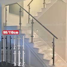 Balustrade Glass Panels Toughened & Steel Posts System For Decking & Patios
