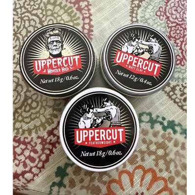 Uppercut Monster Hold Clay 18g, Matt Clay 12g, Featherweight Pomade 18g Unisex