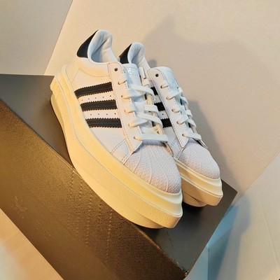 Size 8.5 - Ivy Park x adidas Superstar Platform Cloud White
