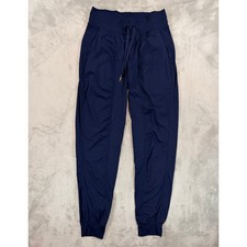 Lululemon Womens Dance Studio Mid-Rise Stretch Jogger Pant Navy Blue 4