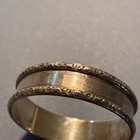 Antique Wallace Sterling Silver Napkin Ring Engraved with Initials Appx 10 Grams — photo 2
