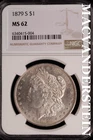 1879-S Morgan Dollar - NGC MS 62 - Scarce  No Reserve  #SLK613