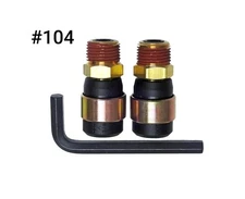 Road Superior Truck Parts Rubber Air Line Quick Repair Swivel Kit 1/2" NPT #104