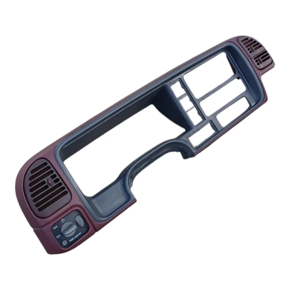 95-99 Chevrolet GMC C1500 camioneta SUV tablero radio bisel rojo OEM 15694859 Foto 2 de 2