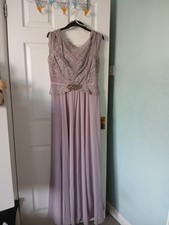 JENNY PACKHAM NO 1 PROM BRIDESMAID DRESS UK 14. DUSKY PINK