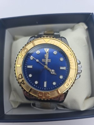 Montres Prestige by Invicta MPW-0265 Two-Tone Blue Dial 43mm Men s Watch