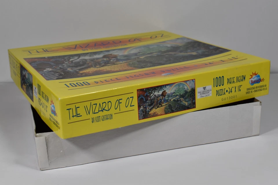 Rompecabezas El Mago de Oz Edición Panorámica por Scott Gustafson - 1000 Piezas Completo Foto 2 de 4