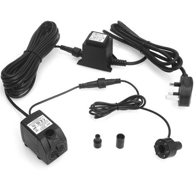 BARST Tauchpumpe Wasserspielpumpe, 12V AC 600L/H Springbrunnenpumpe mit 10m Pow...