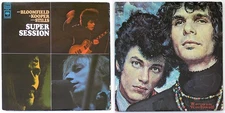 MIKE BLOOMFIELD AL KOOPER 2 LPs Super Session + Live Fillmore 1968 Blues Rock EX