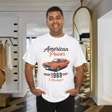 Mopar Charger R/T Classic Muscle Car Cotton Unisex T-Shirt