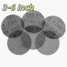 Mesh Abrasive Dust Free Sanding Discs Dry Hook & Loop Sandpaper  3-6 Inch