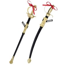 Dress Up America Ornate Gold Sword - Costume Sword and Sheath for Kids and Adult