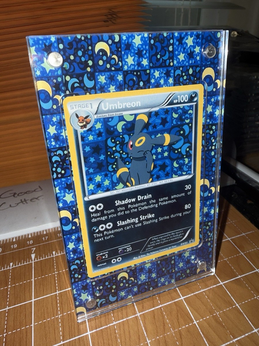 Umbreon Black White Holo BW93 Black Star Promo Magnetic  Extended Art  Case | eBay
