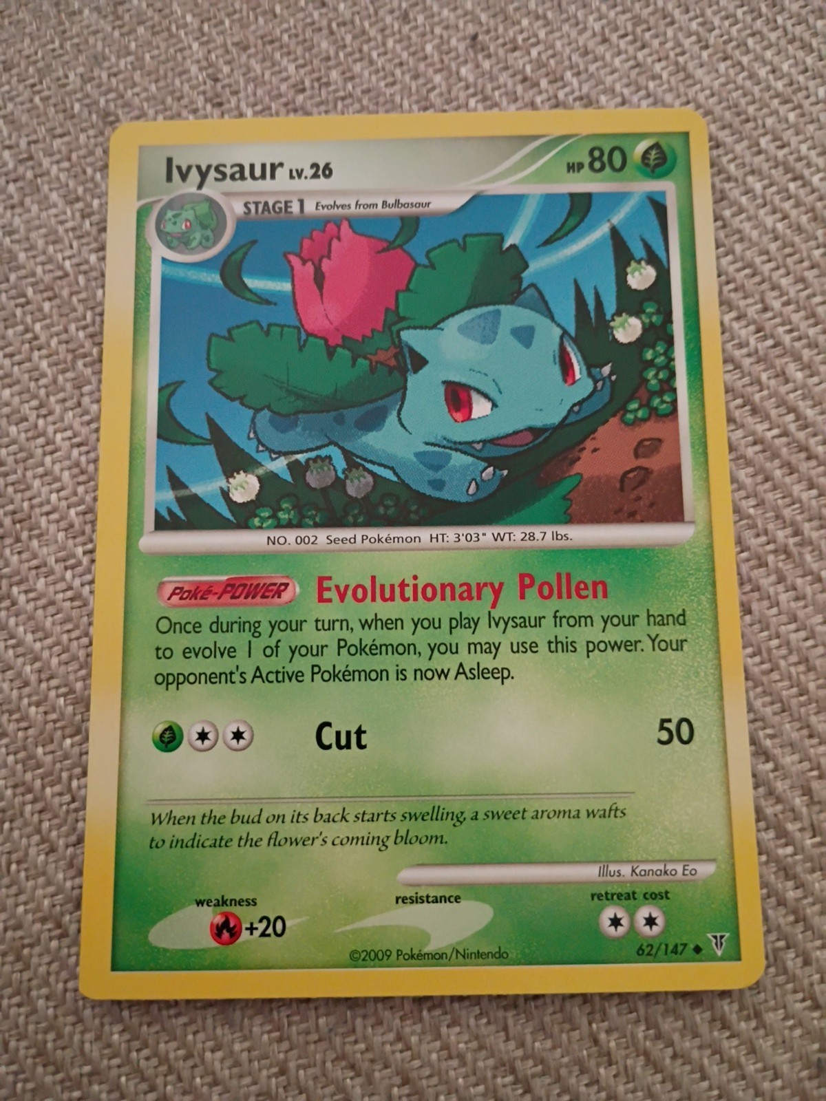 Ivysaur 62/147 - Pokémon Supreme Victors - Regular - NM