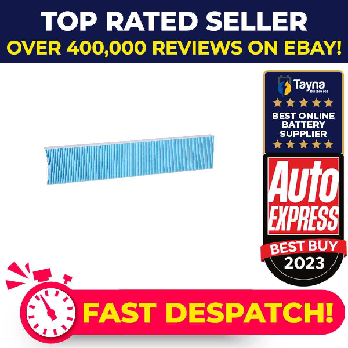 Pollen / Cabin Filter fits VW SHARAN 7M 2.0 95 to 10 Blue Print 7M0819638A New