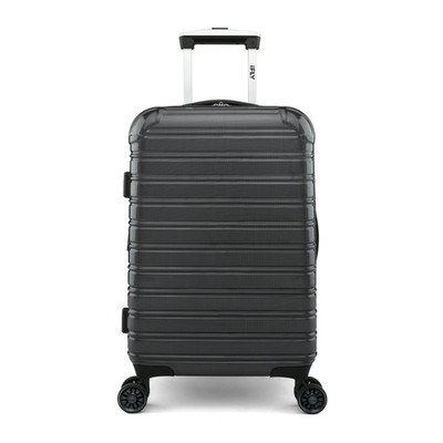 iFLY Fibertech 20'' Hardside Carry-on Suitcase Expandable Spinner Luggage, Black