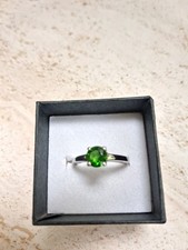 Gemporia - Chrome Diopside Sterling Silver ring, size L/M, 6
